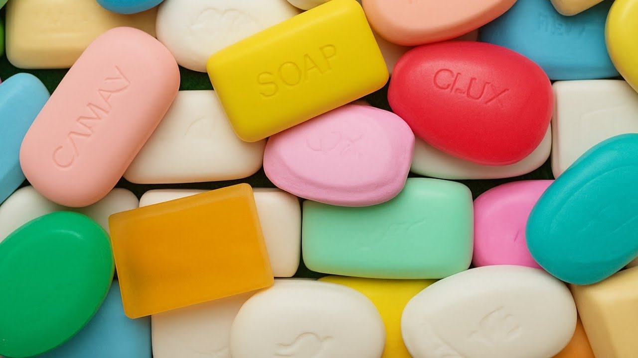 🧼 Crunchy Rainbow Soap ASMR | Super Relaxing No Talking🌈 Most Colorful Soap ASMR Ever |