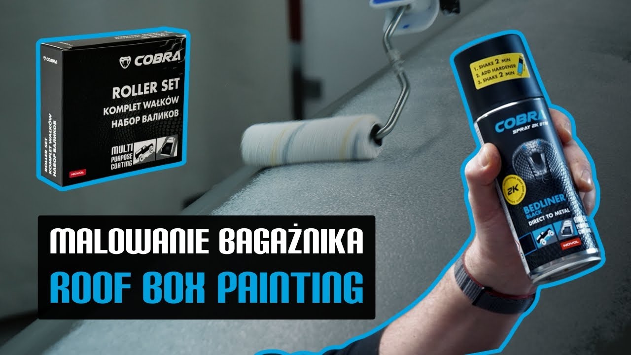 Poradnik COBRA - jak samodzielnie polakierować bagażnik dachowy bez specjalistycznego sprzętu? 🎨🚗