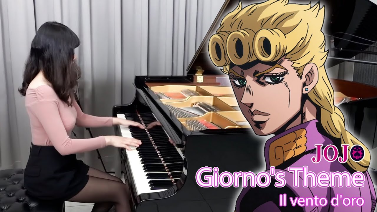 「Тема Джорно / Il vento d'oro」 JoJo Golden Wind OST ~ Трудная версия для фортепиано ~