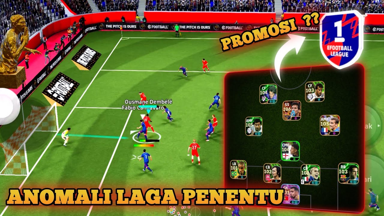DIBIKIN PENING TIM ANOMALI | LAGA PENENTU PROMOSI DIVISI 1 