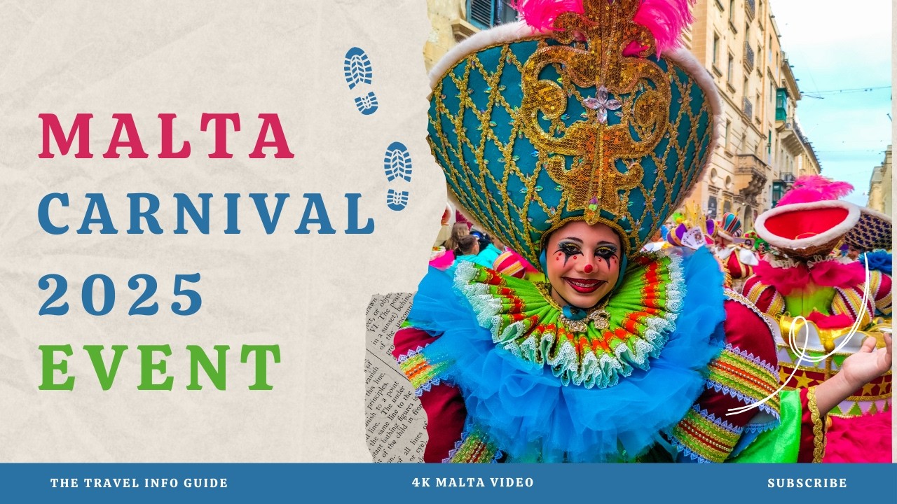 Carnival in Malta 2025 | Colourful Costumes, Music & Dance in Valletta! 🎭