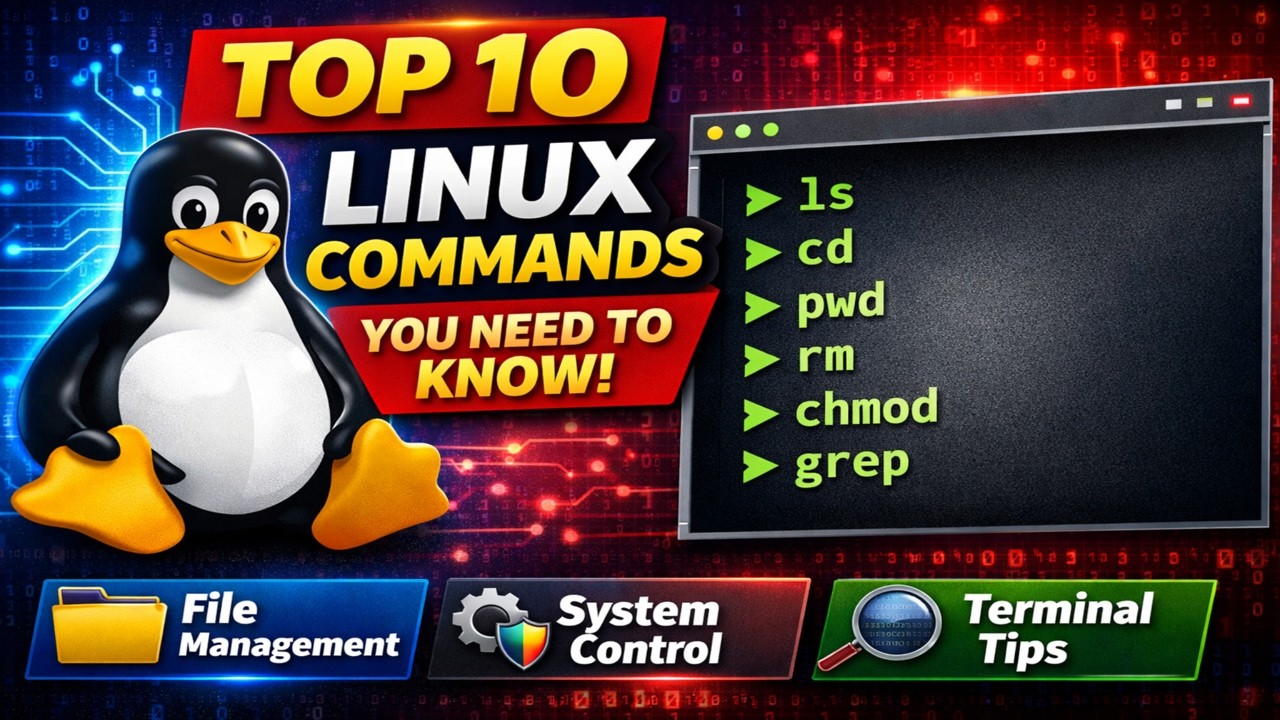 10 самых важных команд Linux, которые вам нужно знать!