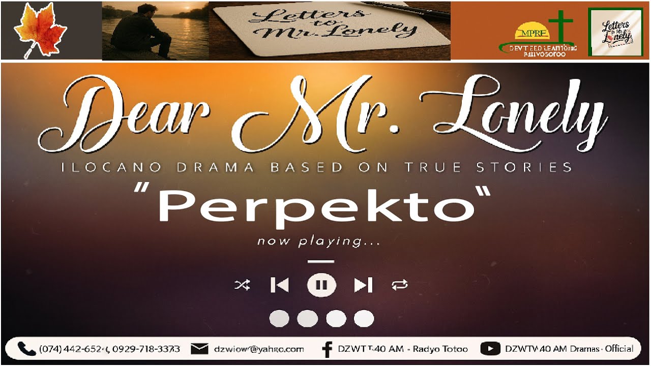Dear Mr. Lonely - Perpekto | August 25, 2025 #DZWTDramasOfficial #DearMrLonely #LetterstoMrLonely