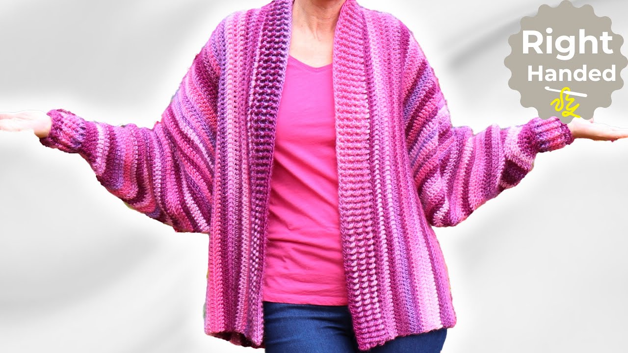 The Tammy Sweater - How to Crochet a Sweater for Beginners