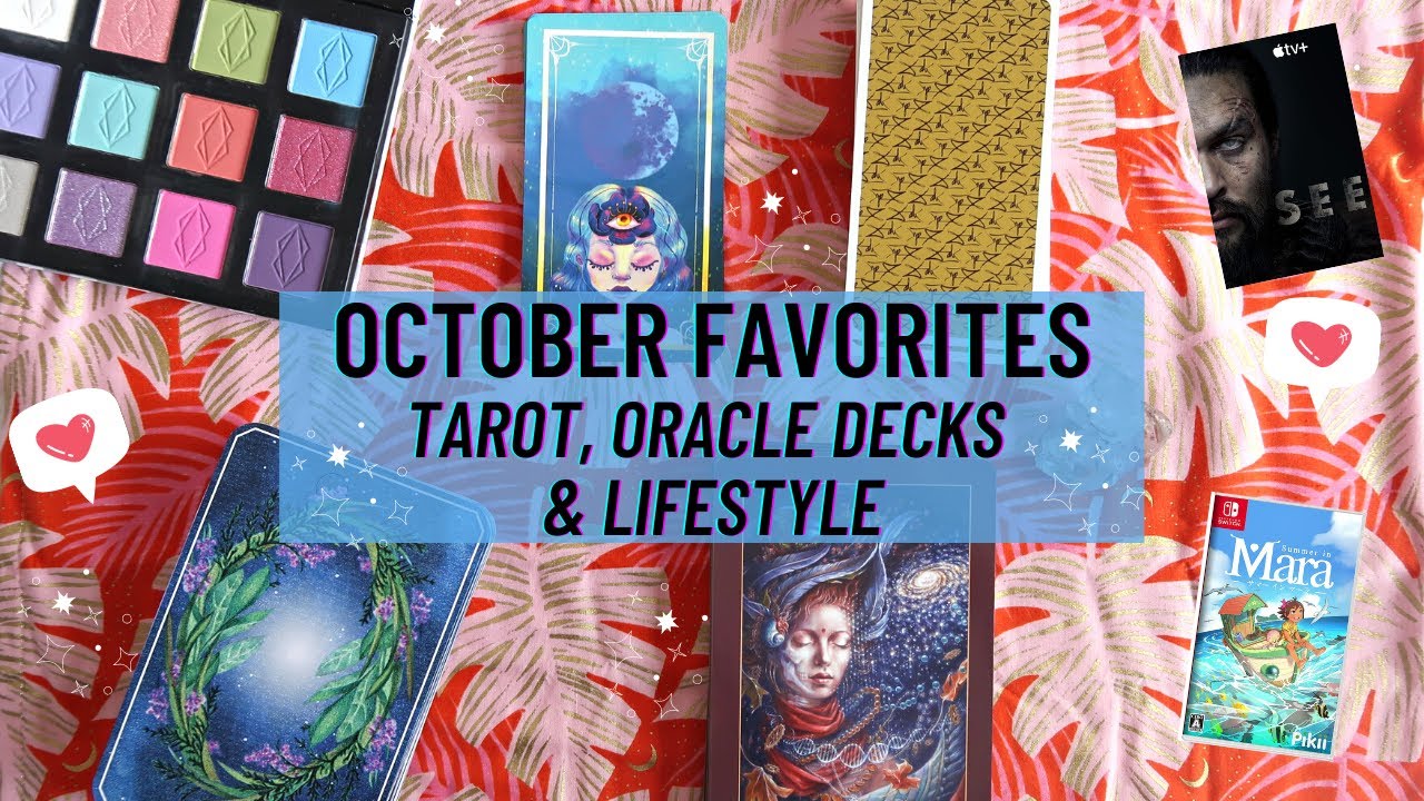 Favourite tarot decks & oracle decks in my collection + Lifestyle🦋(OCTOBER 2021) 🤩