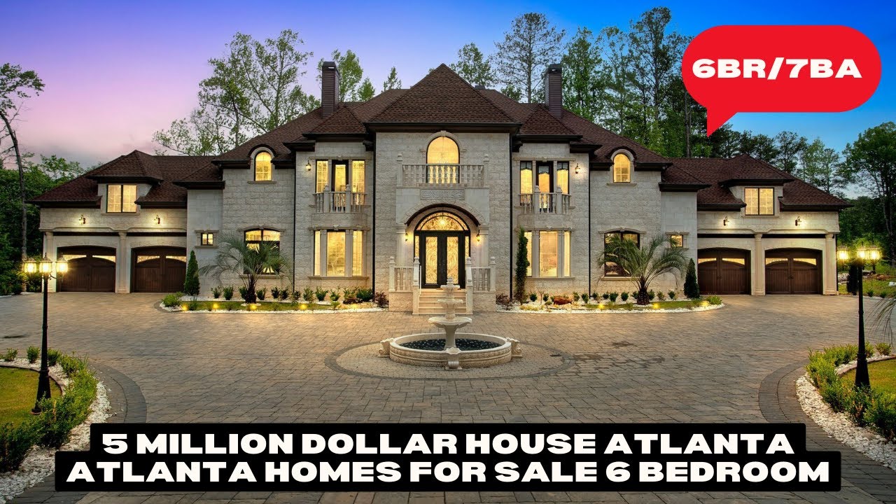 5 Million Dollar House Atlanta (Atlanta homes for sale 6 bedroom) Bob Hale Realty