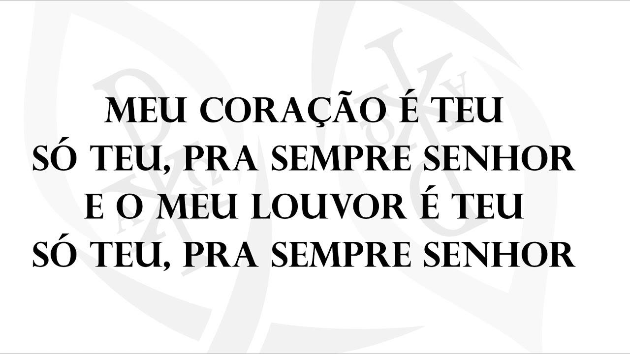 EU TE LOUVAREI ( FAM&Iacute;LIA MOIS&Eacute;S ) - PLAYBACK