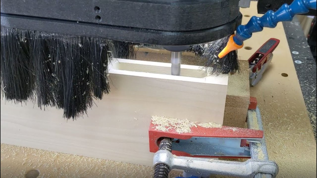 Cutting some door rail mortises on my AVID CNC router