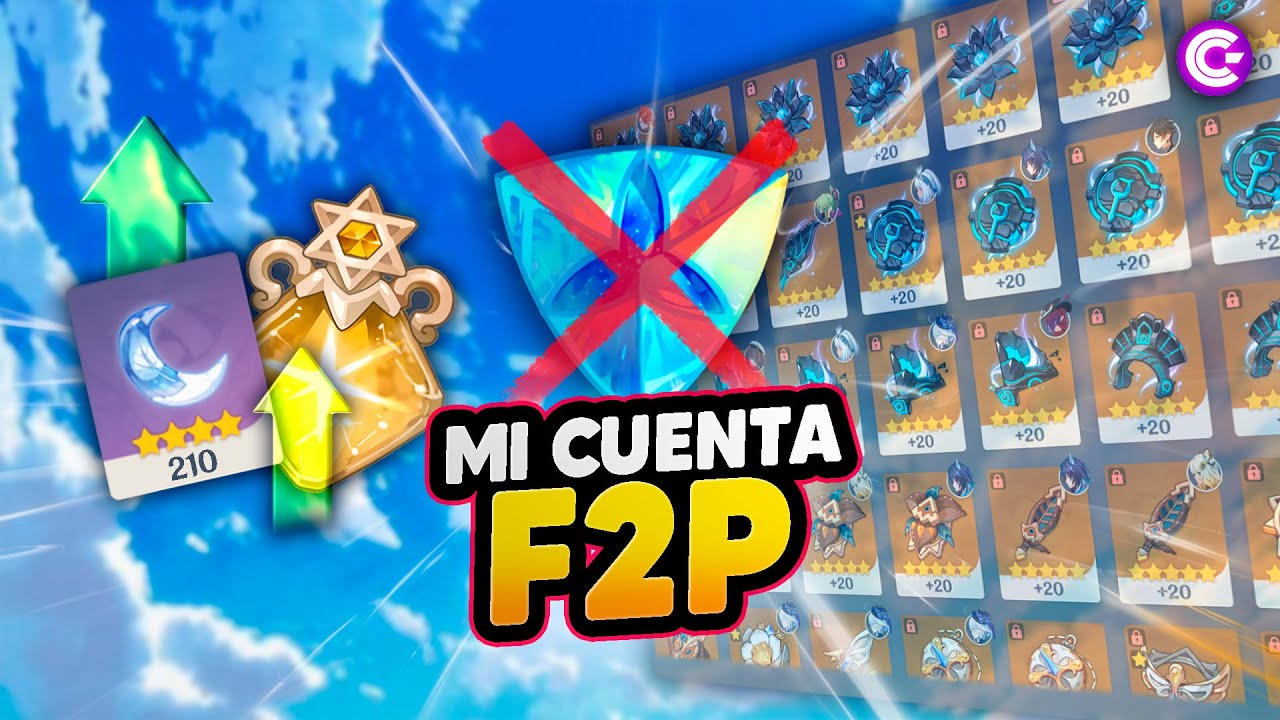 💥ASÍ luce una CUENTA F2P PERFECTA tras 5 AÑOS de Genshin impact!!