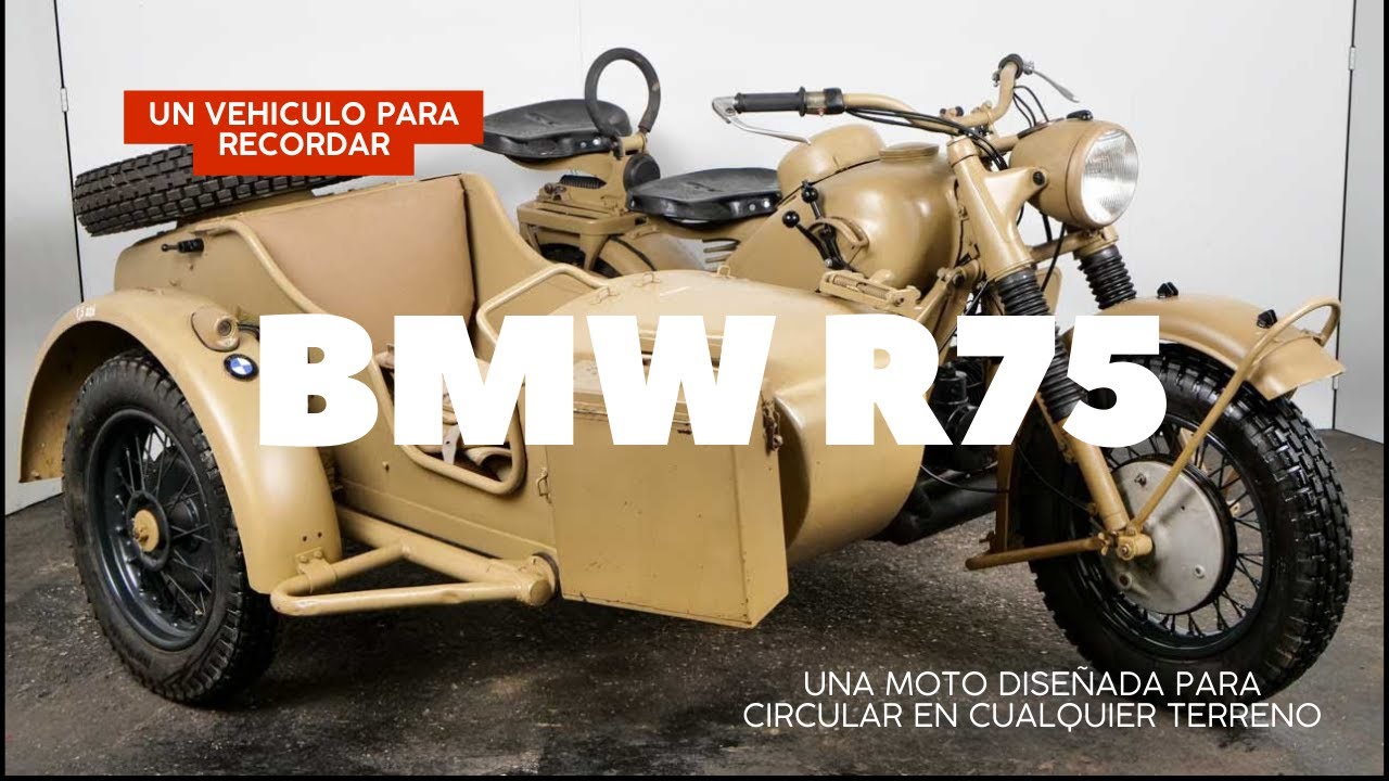 BMW R75, la moto que supero las guerras.