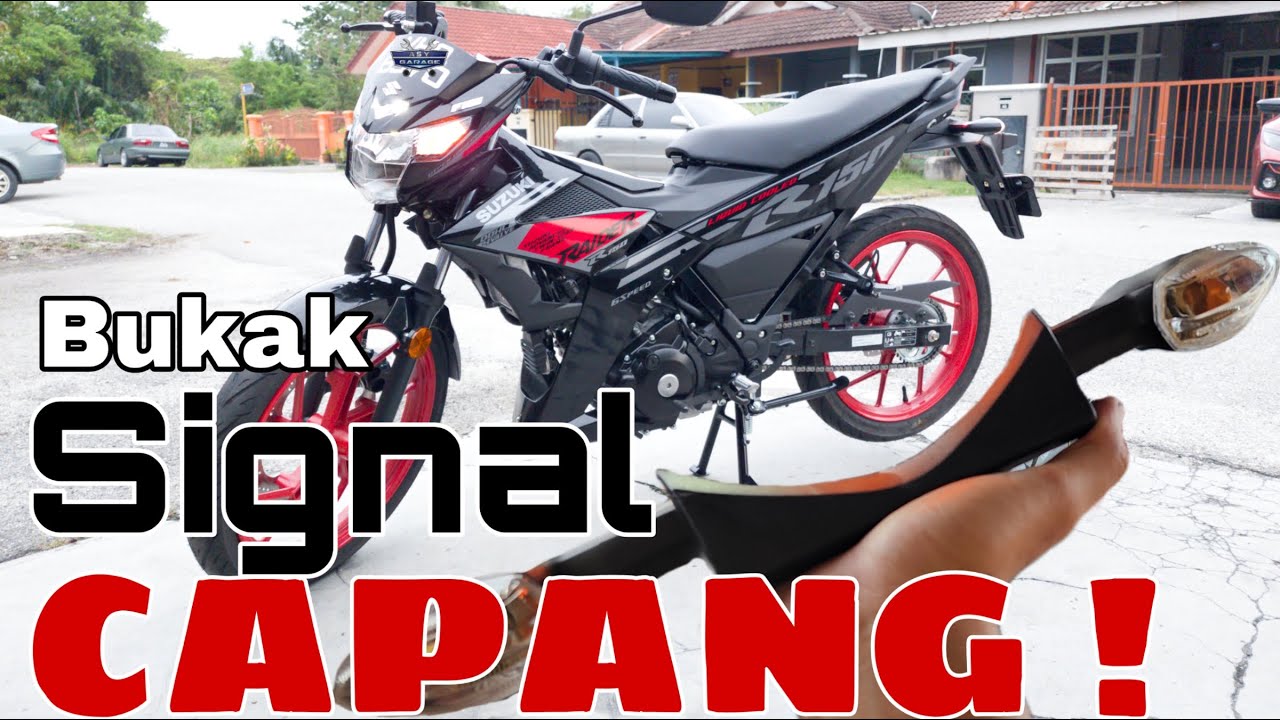RAIDER R150 : Buka Signal Capang Depan & Masukkan Signal Dalam Headlamp