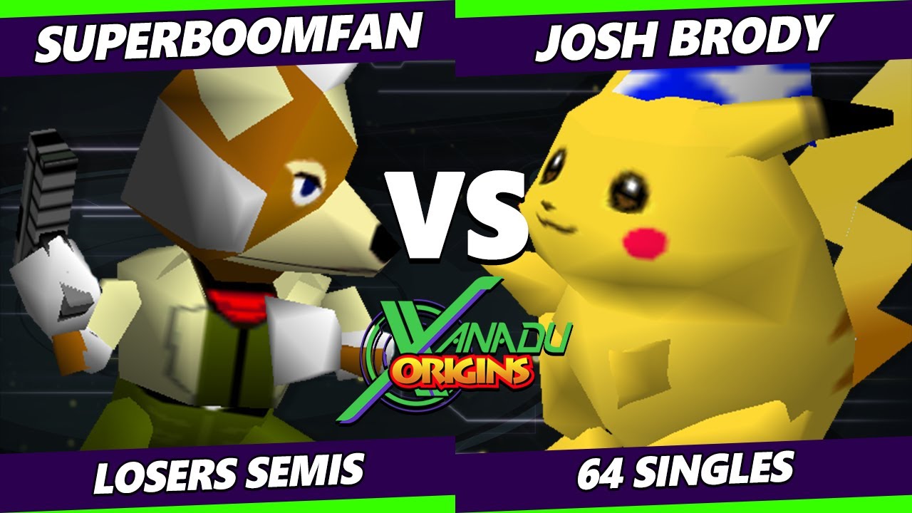Xanadu Origins Losers Semis - SuPeRbOoMfAn (Fox) Vs. Josh Brody (Pikachu) Smash Bros - SSB64