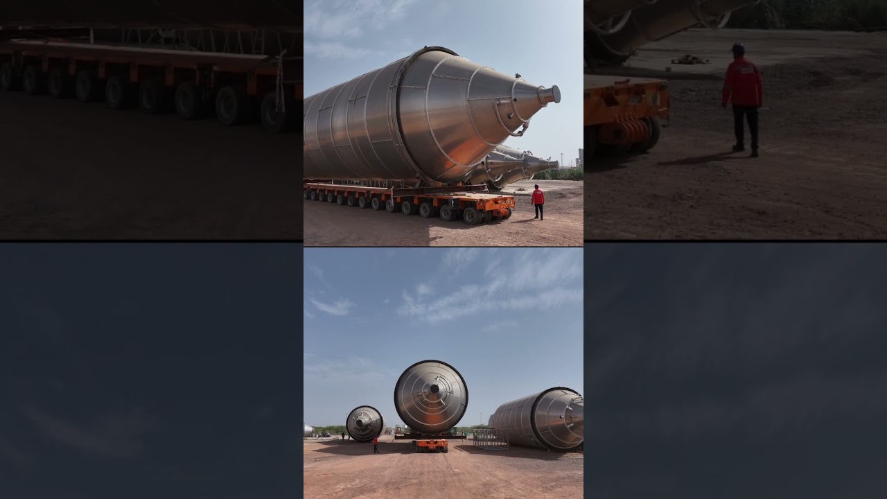 Journey of Giant Silos to Barmer Refinery | Megha Engineering