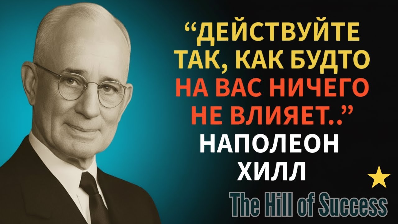 Веди себя так, будто тебя ничто не беспокоит | Наполеон Хилл