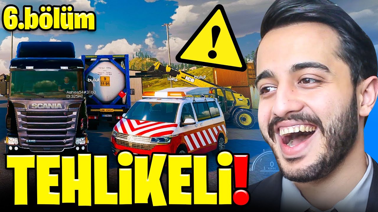 TEHLİKELİ MADDE TAŞIYORUZ! (ÇOK PARA VAR) Lojistik Simülatör #6