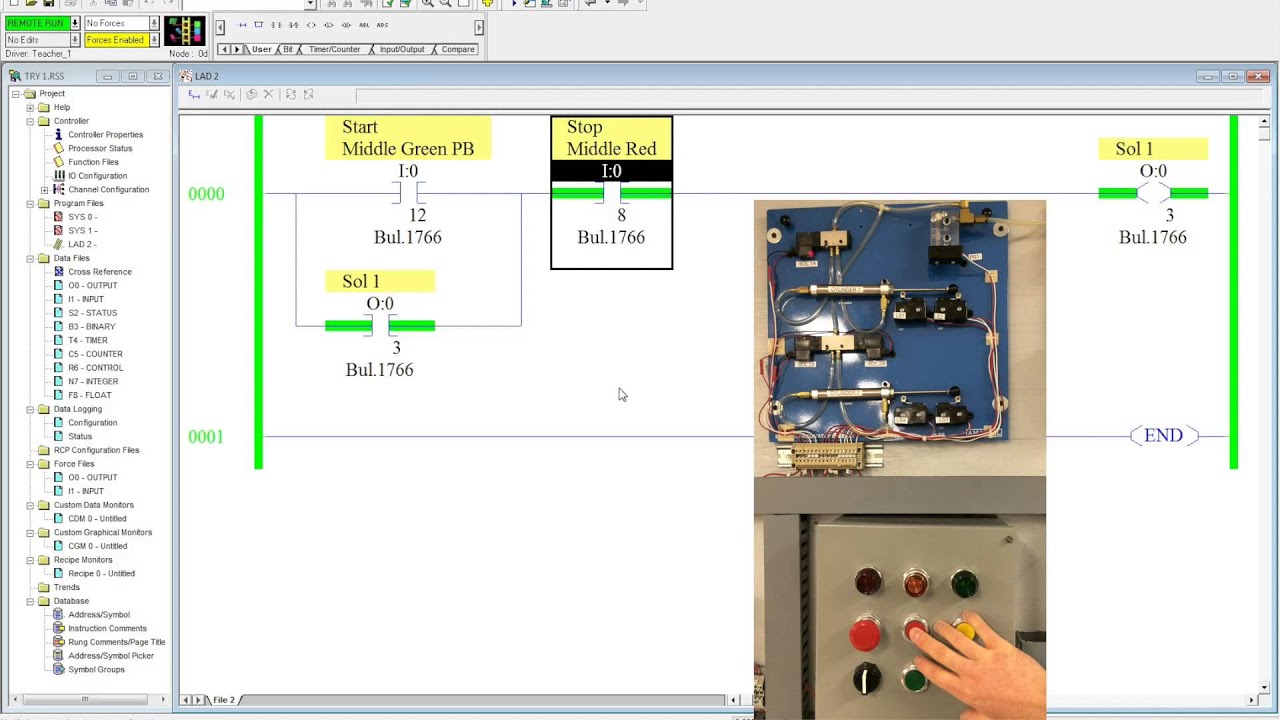 Programming Memory into a PLC Program (RSLogix 500)