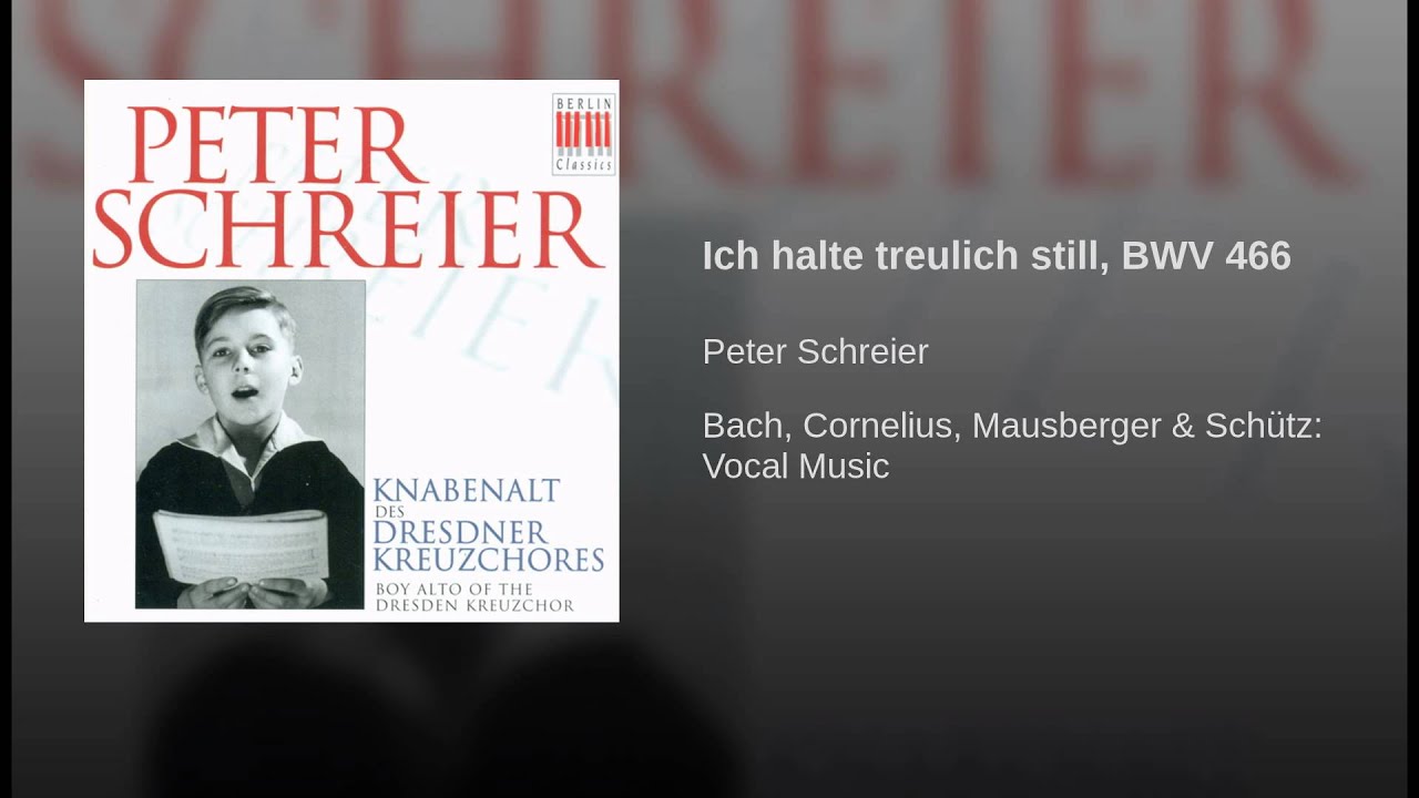 Ich halte treulich still, BWV 466