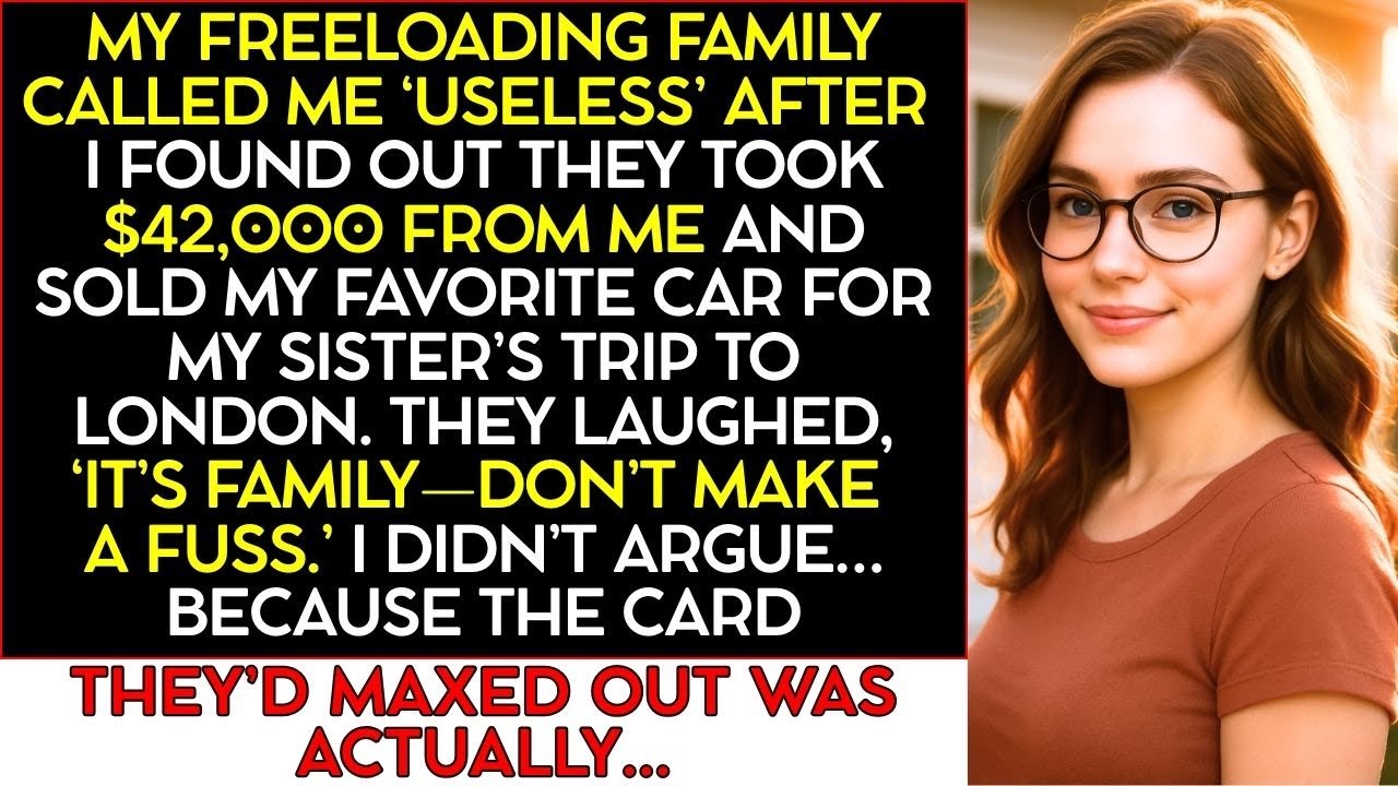 My Freeloading Family Called Me 'Useless' After I Found Out They Stolen $42000 From Me, I Sued Them.