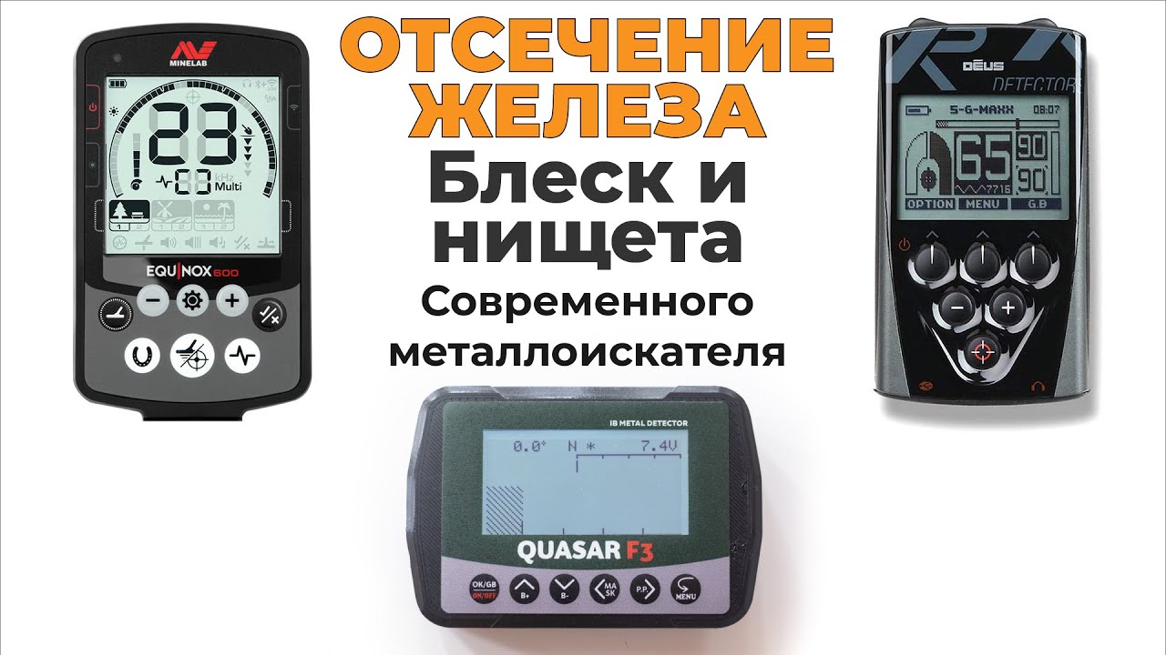 Способен ли современный ДОРОГОЙ многочастотный детектор на Отсечение железа? А НЕдорогой? ;)