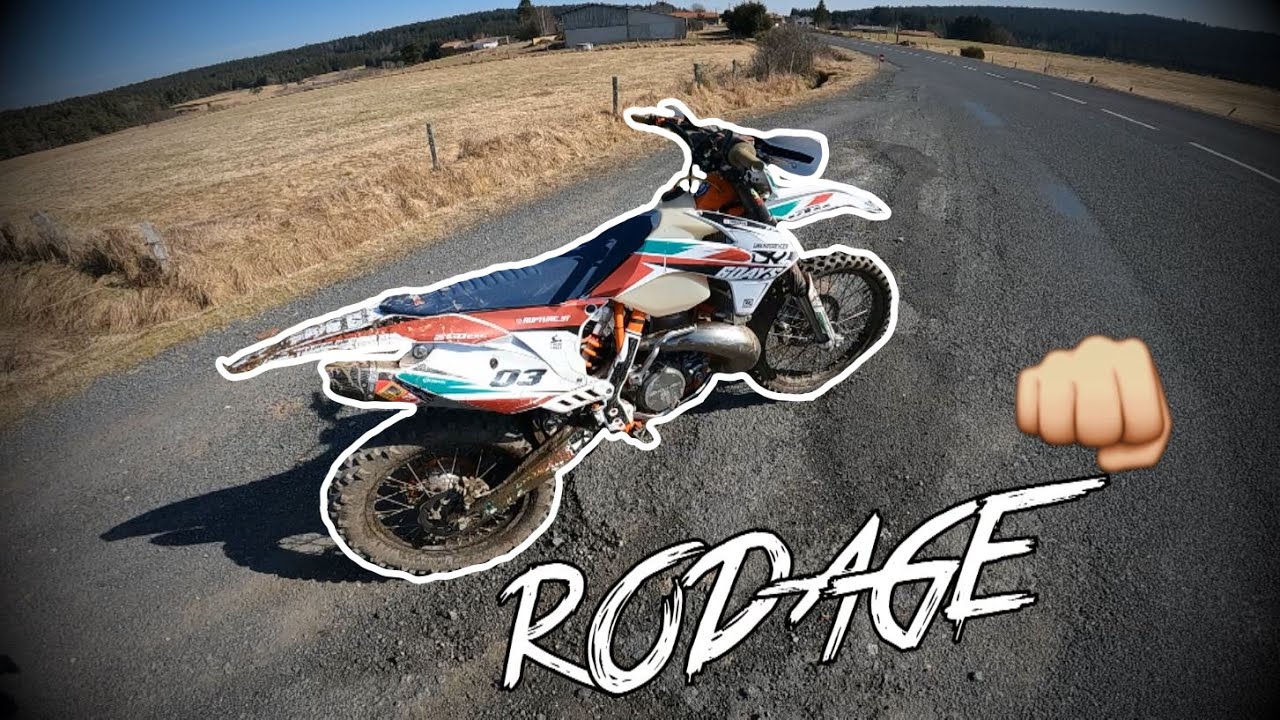 EnduroVlog : RODAGE DE LA 250 EXC !  (dans les r&egrave;gles de l'art)
