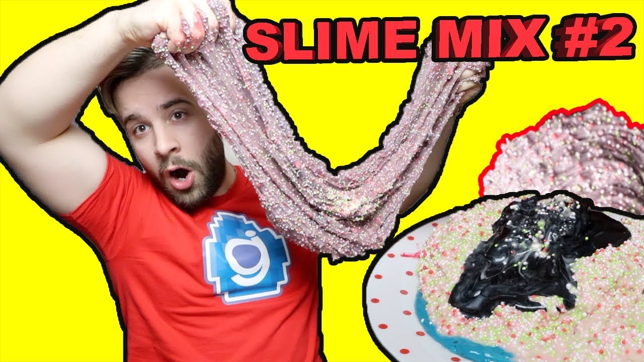 ÓRIÁSI SLIME MIX #2 | 4 SLIME ÖSSZEKEVERÉSE | A LEGNAGYOBB SLIME RÓZSA ?!