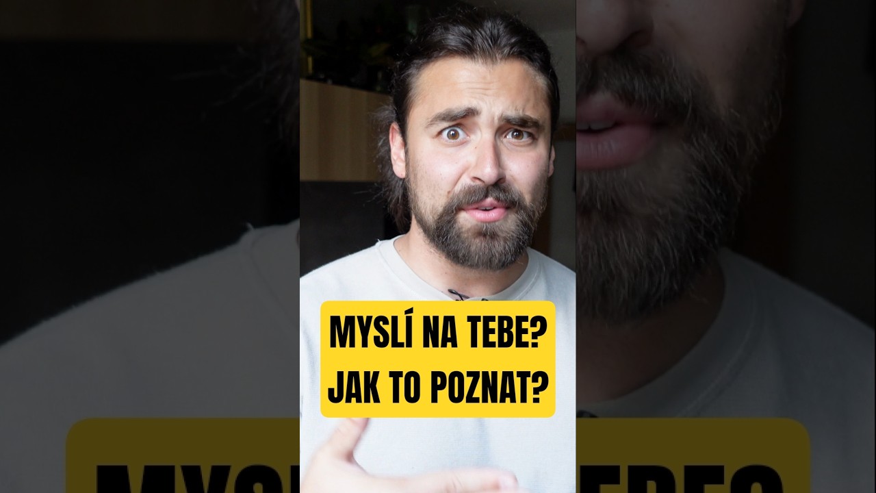 MYSL&Iacute; NA TEBE? JAK TO POZNAT? #short #shorts #psychologie #vztahy #holky