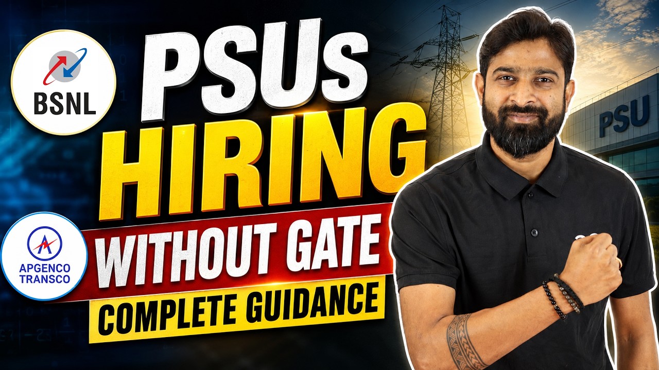 PSU&rsquo;s Hiring Without GATE 2026 | Complete Career Guidance for Engineers