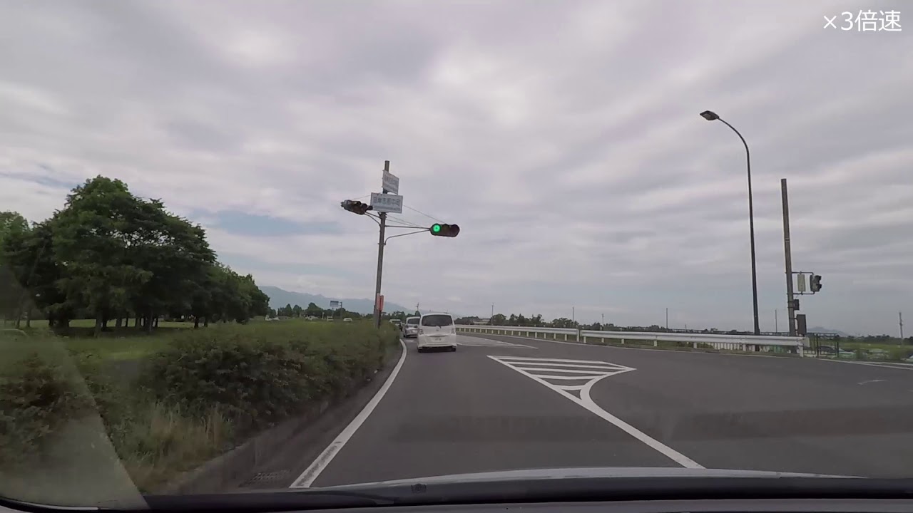 【車載動画】イオンモール草津～びわ湖大橋を渡る　3倍速