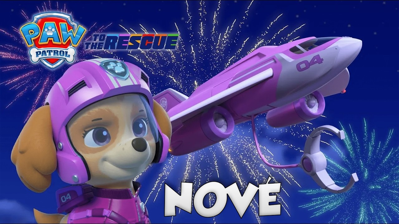 NOVÉ! Skye zachraňuje ohňostrojové kolo | PAW Patrol: Na záchranu | Tlapková Patrola PAW Patrol