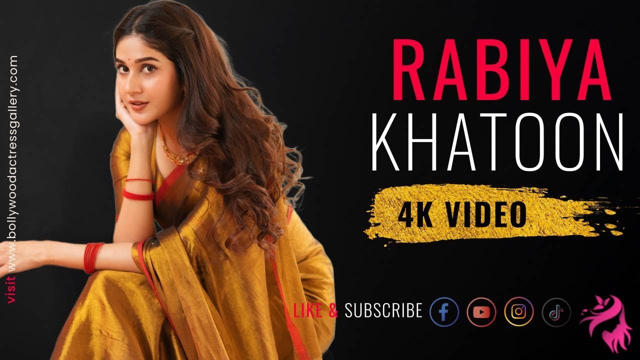 Rabiya Khatoon - South Indian Tamil movie NEEK actress in Saree mesmerizing videos