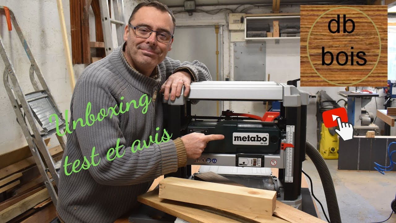 Unboxing / test et avis sur le rabot METABO DH330