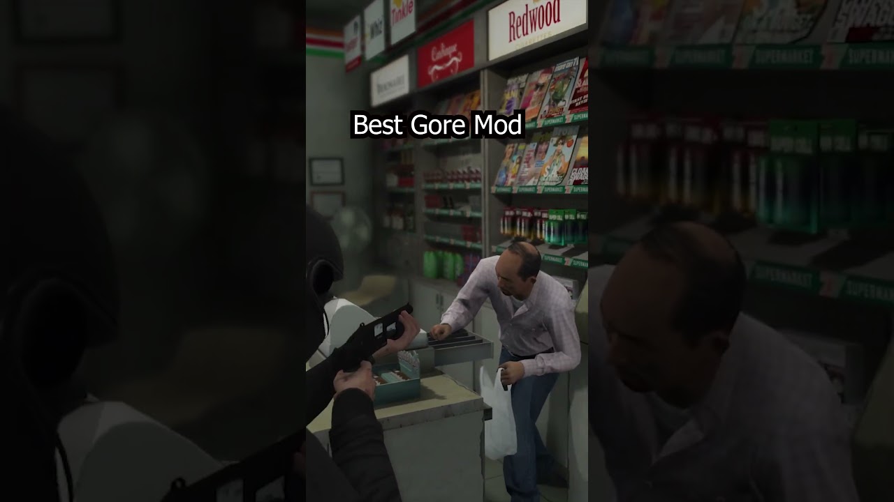 Best Gore Mod in GTA V  #gtarp #fivem