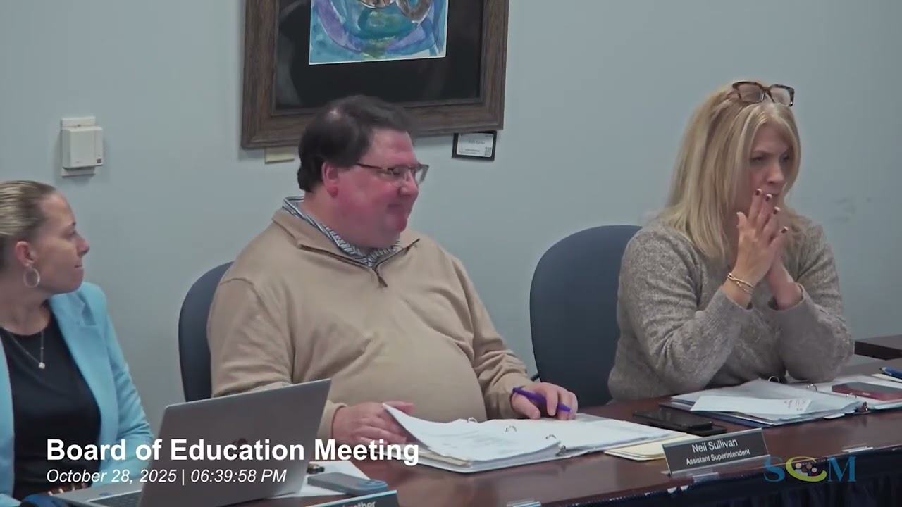 Board of Education Meeting - October 28, 2025