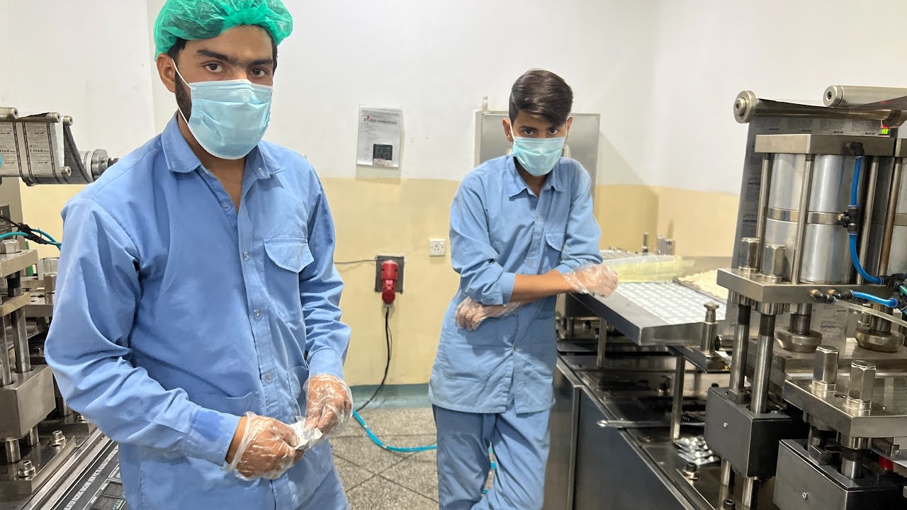 Medicine Pills - Capsules and Tablets Manufacturing Process - Strip Packing - Mass Productions