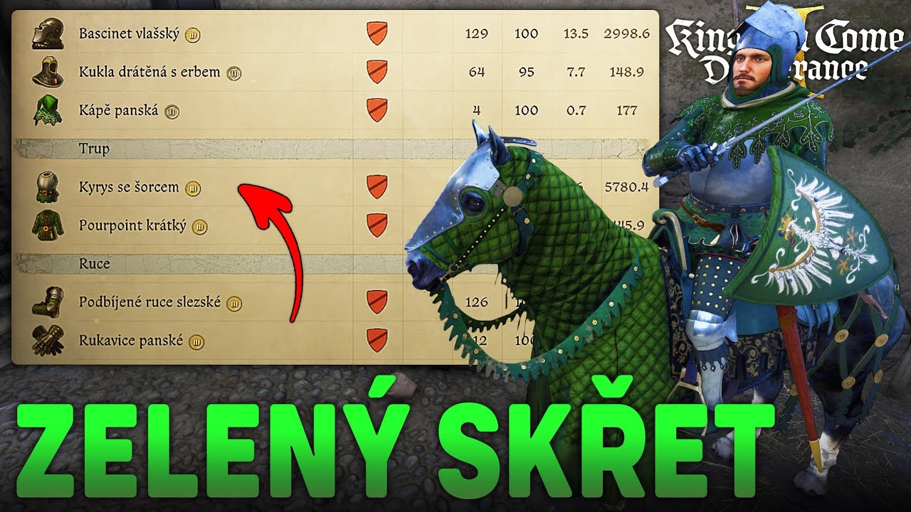 Kde najít zbroj Zeleného skřeta? | Móda v Kingdom Come: Deliverance 2 |