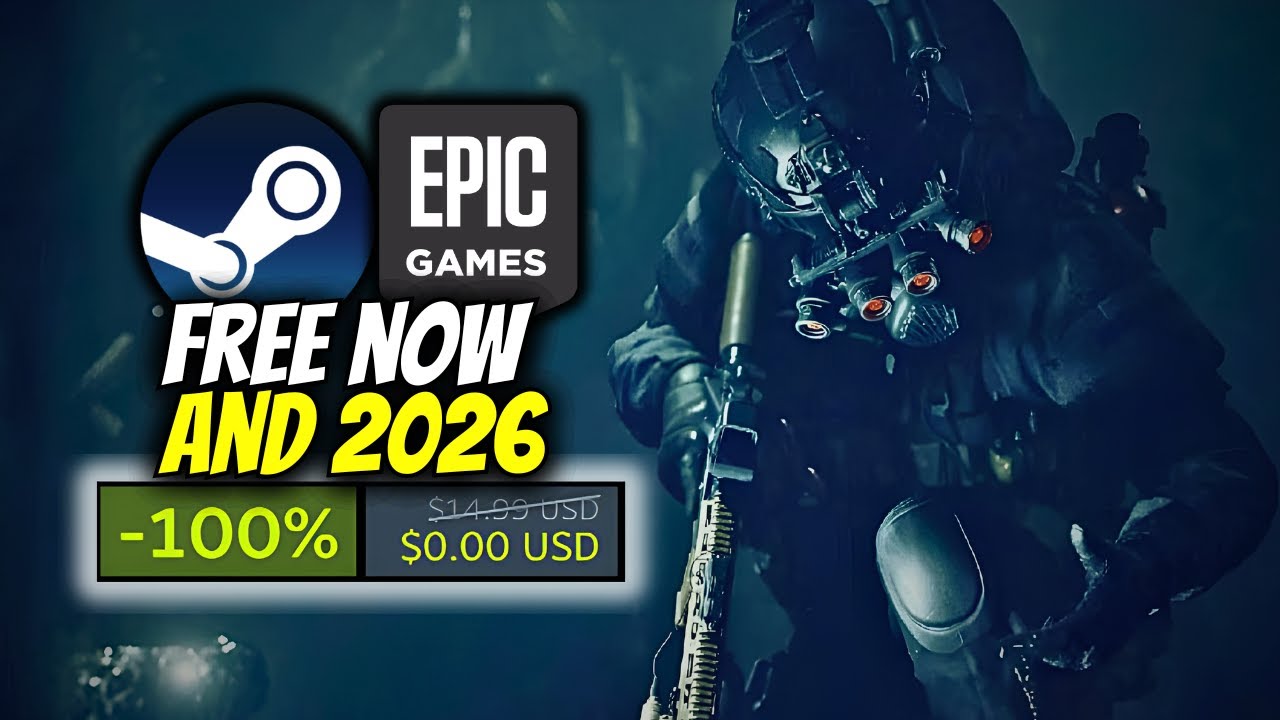 5 FREE STEAM GAMES AND EPIC GAMES + 7 NEXT FREE STEAM GAMES 2026