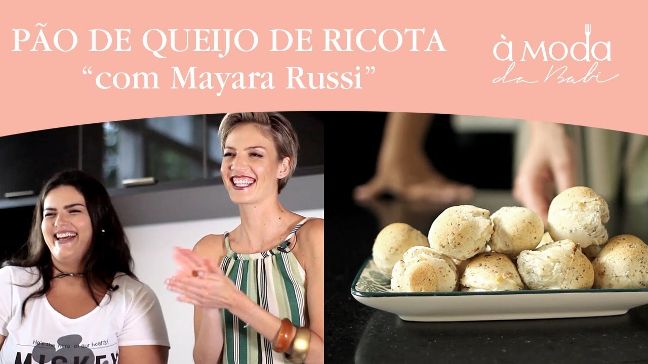 Pão de queijo de ricota - COM MAYARA RUSSI