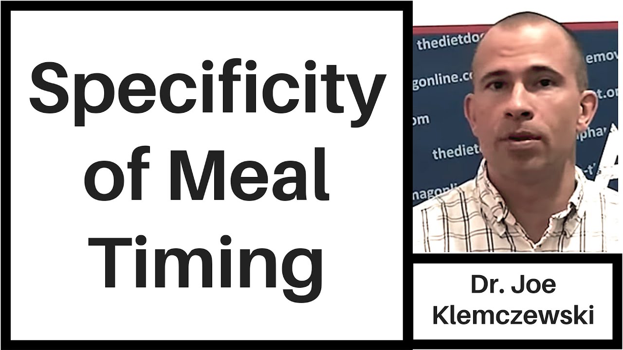 Specificity of Meal Timing