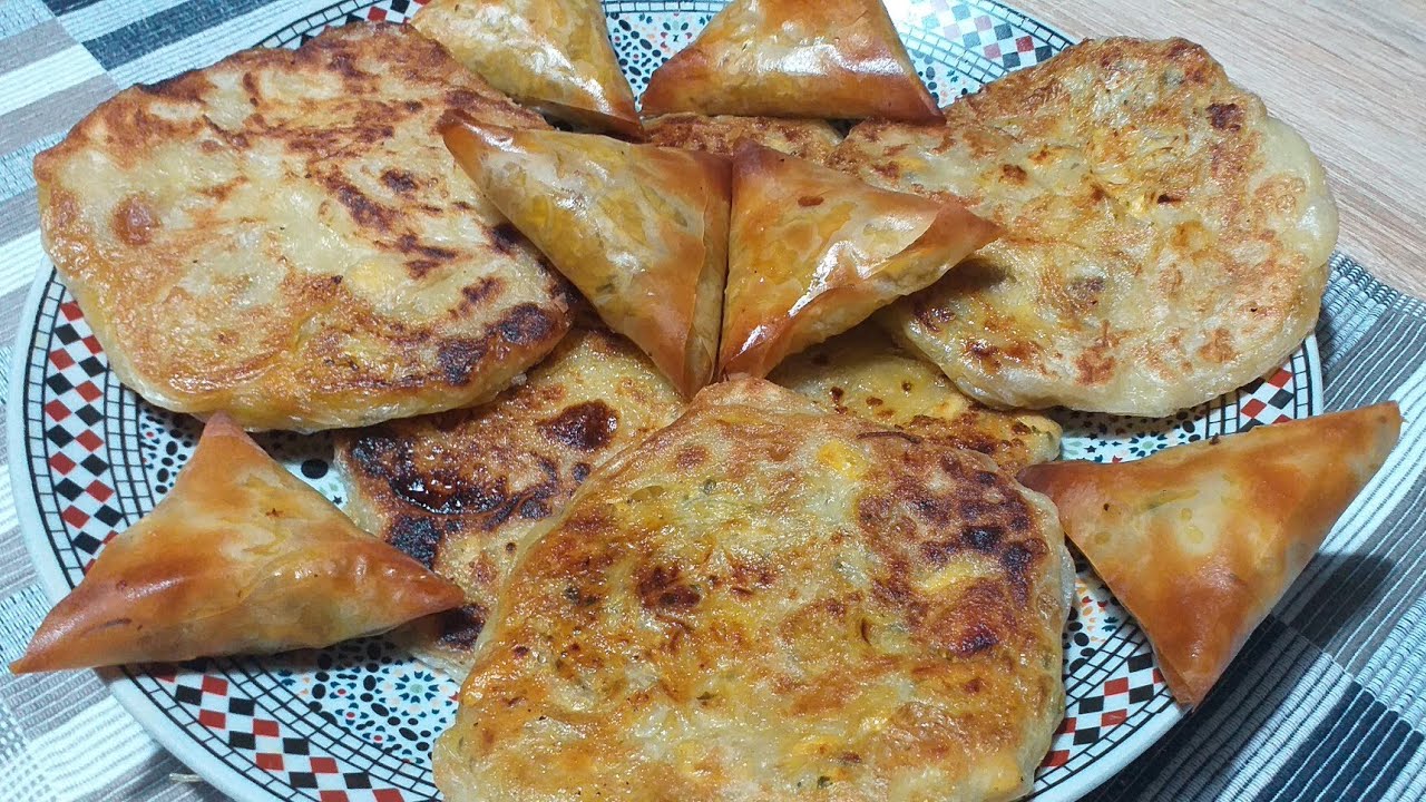 #Recetti_ per #Ramadan #Msemen e #briwate#con un #ripieno #di pollo#fabuluso