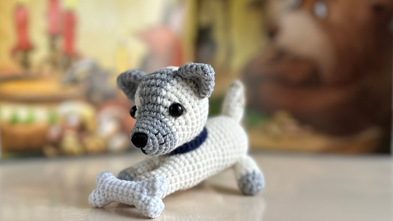 tutorial: crochet DOG, part 3 (head)
