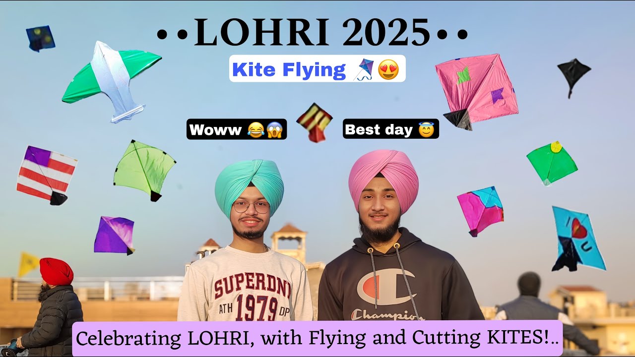 LOHRI 2025 KITE FLYING 😍🔥🪁 | ONE OF THE BEST LOHRI !! 😱😂