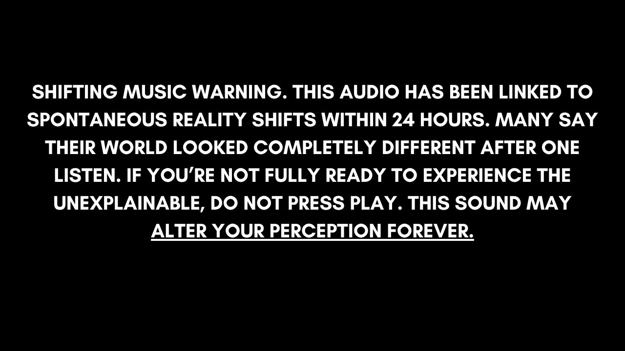 Subliminal Frequency Music To Shift Dimensions Instantly