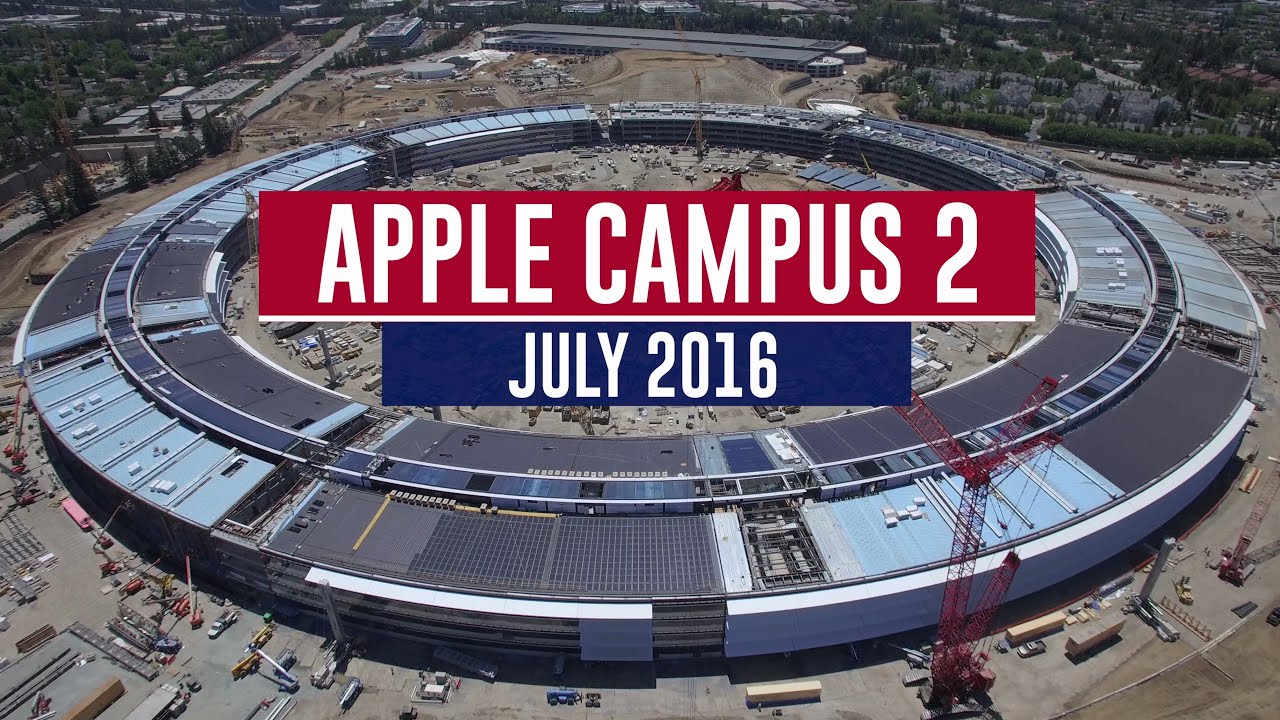 APPLE CAMPUS 2: July 2016 Construction Update 4K