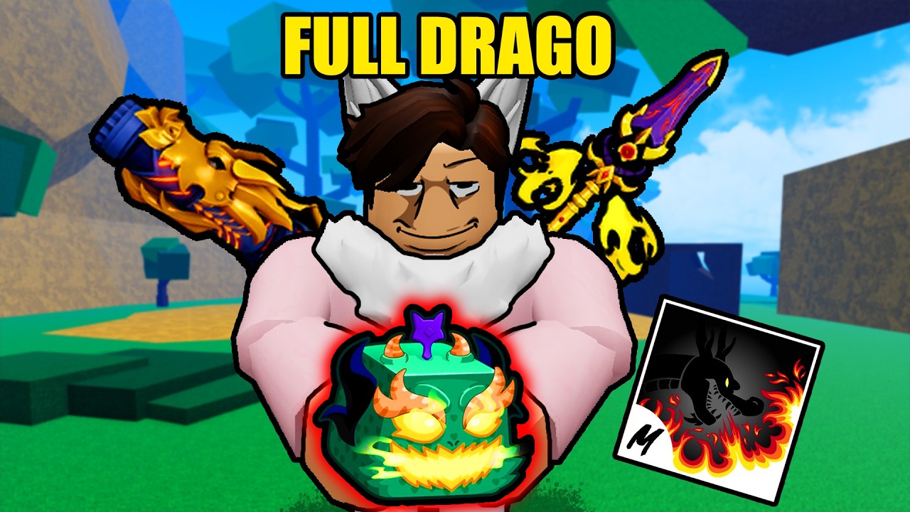 I CREATED The DRAGON BUILD On ROBLOX Blox Fruit