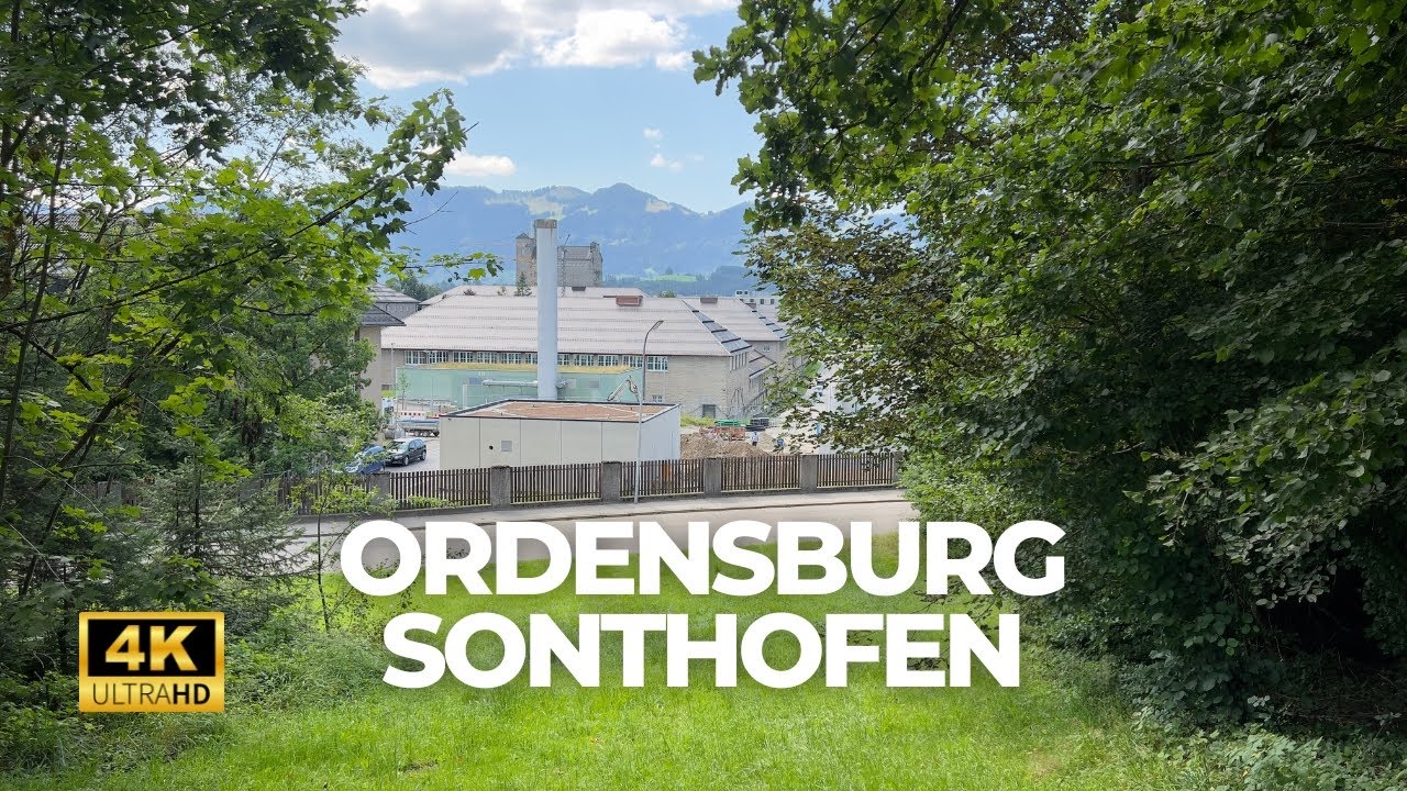 The Road to Ordensburg Sonthofen - Bavaria, Germany - 4K 60fps