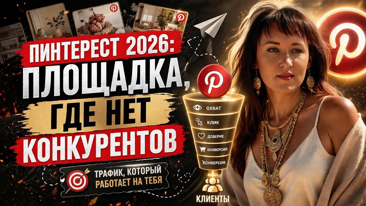 Pinterest в 2026 площадка, где нет конкуренции  Как занять нишу сейчас