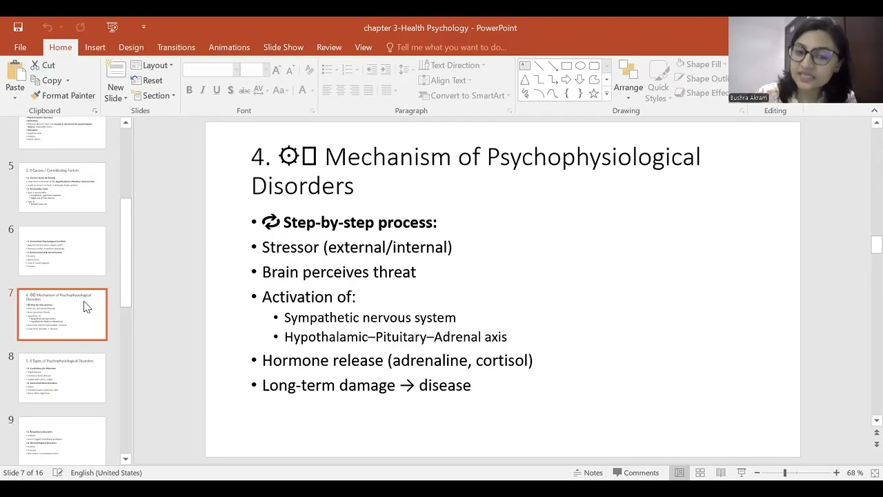 Chapter 3-The psychology of Health and illness