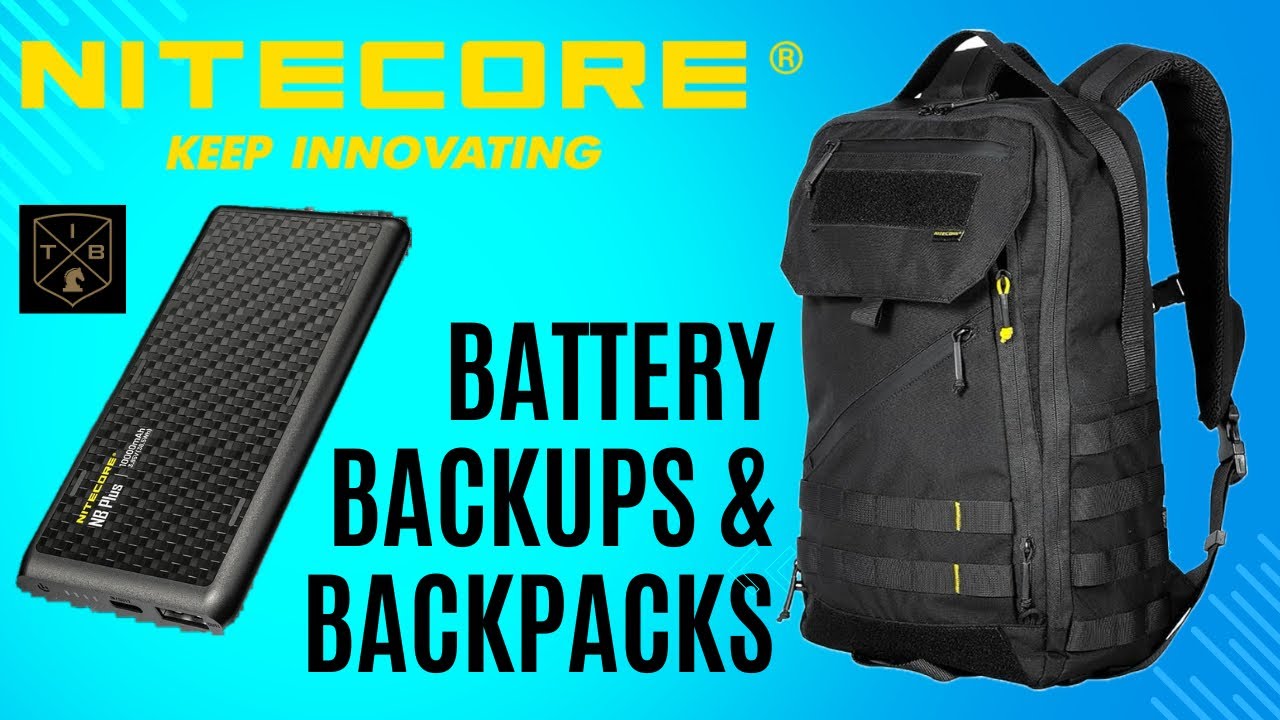 Обзор рюкзака Nitecore BP23 Pro и портативного зарядного устройства NB Air | Легкий рюкзак для по...