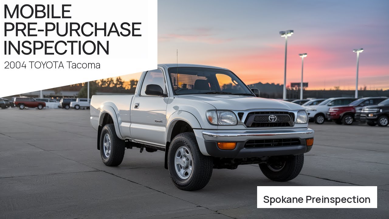 2004 TOYOTA Tacoma - Mobile Pre-Purchase Inspection Spokane WA - Spokane Preinspection