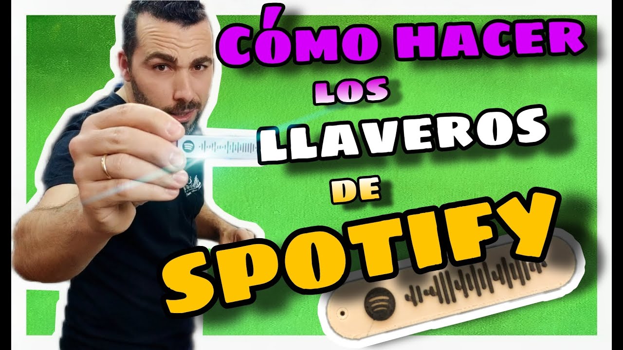 ✅COMO HACER los LLAVEROS de SPOTIFY!!✅ 🎧 de la forma MAS SENCILLA Y PASO A PASO 💯🏆